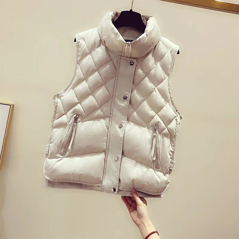 Goedkope Groothandel 2019 Nieuwe Herfst Winter Hot Selling Vrouwen Mode Casual Vrouwelijke Mooie Warm Vest Bovenkleding BP890