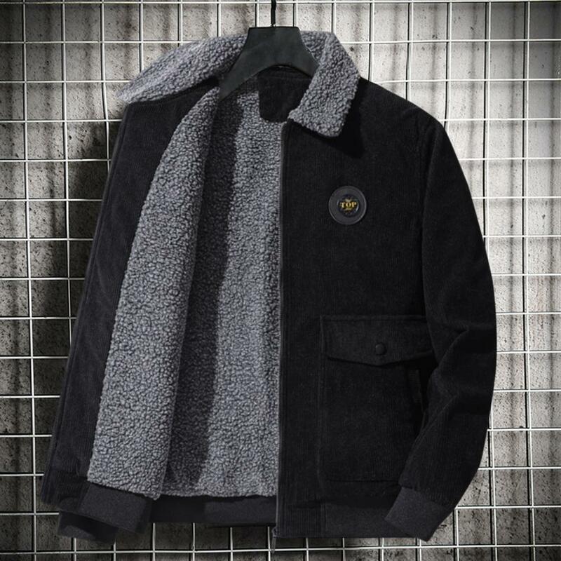 Стильное мужское пальто, однотонная моющаяся мужская куртка-карго, ветрозащитная куртка с отложным воротником