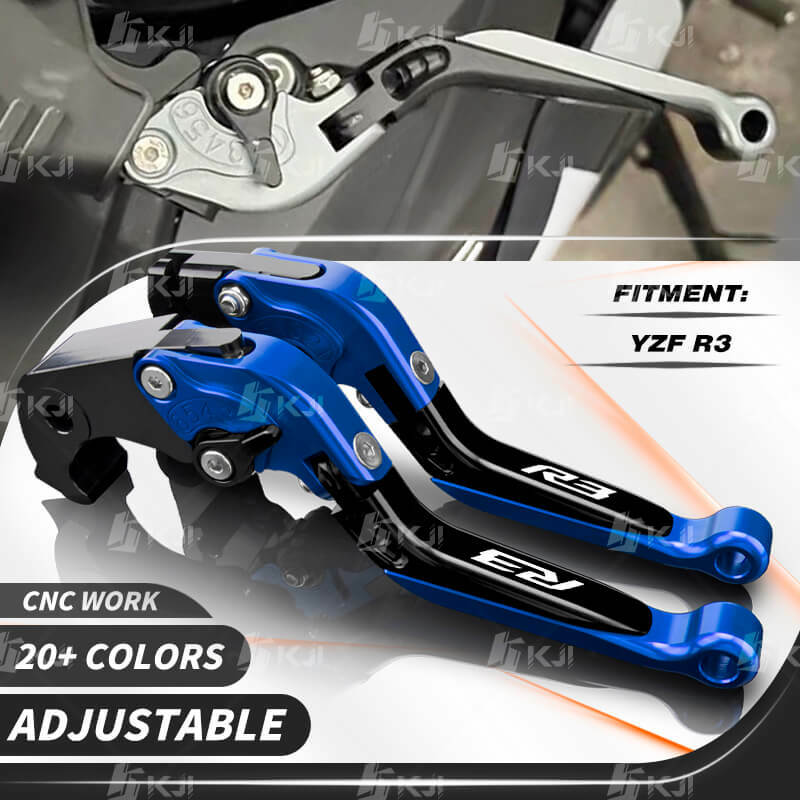 For Yamaha YZF R3 2015-Present Clutch Lever Brake Lever Set Adjustable Folding Handle Levers Motorcycle Accessories Parts
