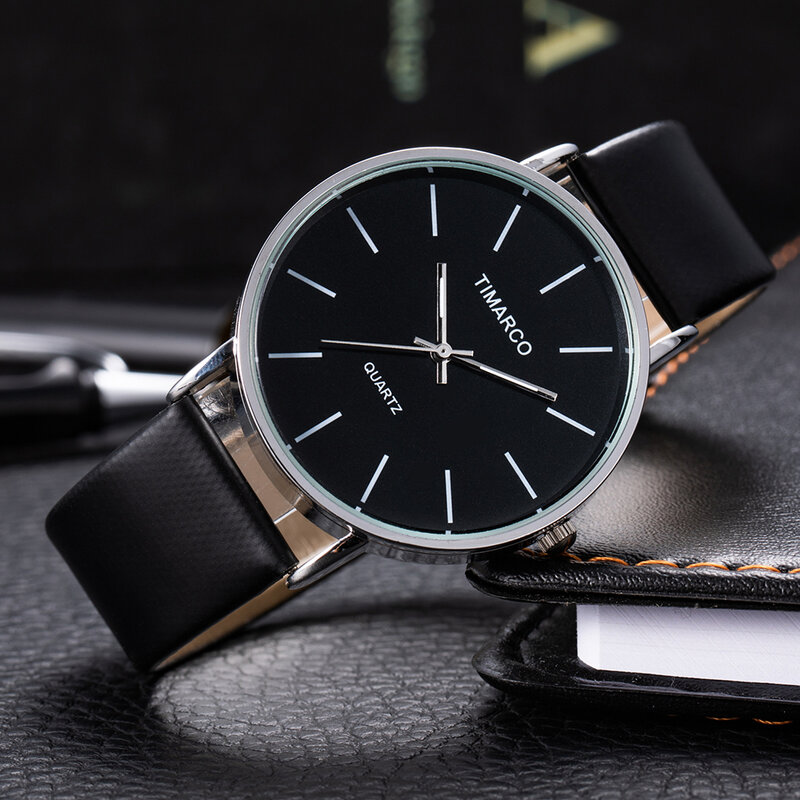Luksusowe damskie zegarki 2023 nowości w stylowym srebrnym minimalistycznym elegancka, biznesowa damskim kwarcowym zegarku skórzanym ze stali Reloj Mujer