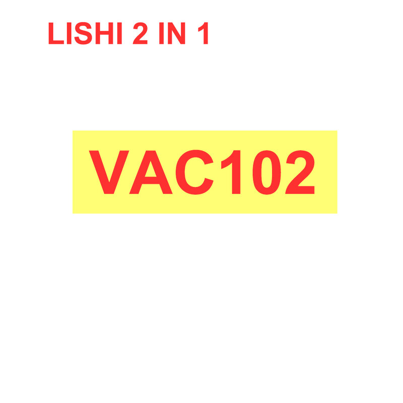 Narzędzia Lishi 2 w 1 VAC102 Narzędzia 2 in1