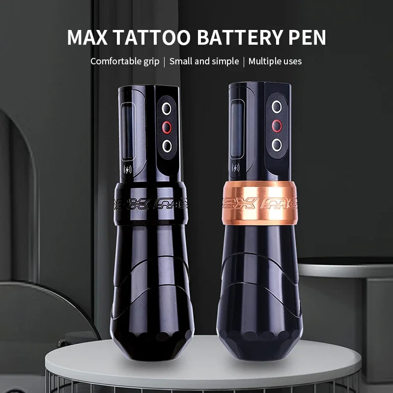 Yilong Max Tattoo Maschine Patrone Stift 2400mah Batterien kernlose Motor Lithium Batterie Stift Maschine für Tätowierer Body Kit