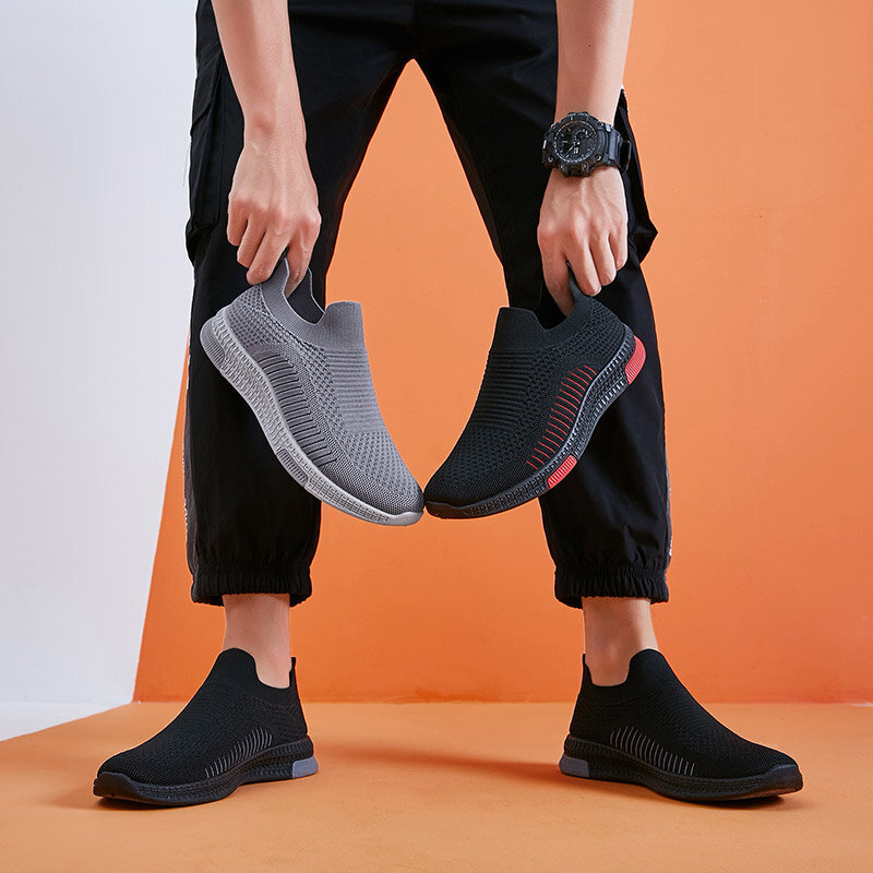 Кроссовки Xiaomi Youpin мужские с защитой от запаха, дышащие спортивные плетеные прогулочные модные лоферы в ретро стиле, Повседневная Уличная обувь