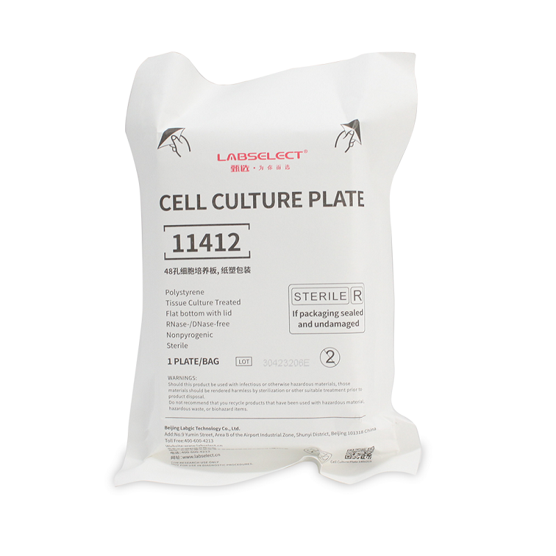LABSELECT 48-well Cell Culture Plate, Paper-plastic packaging, 11412