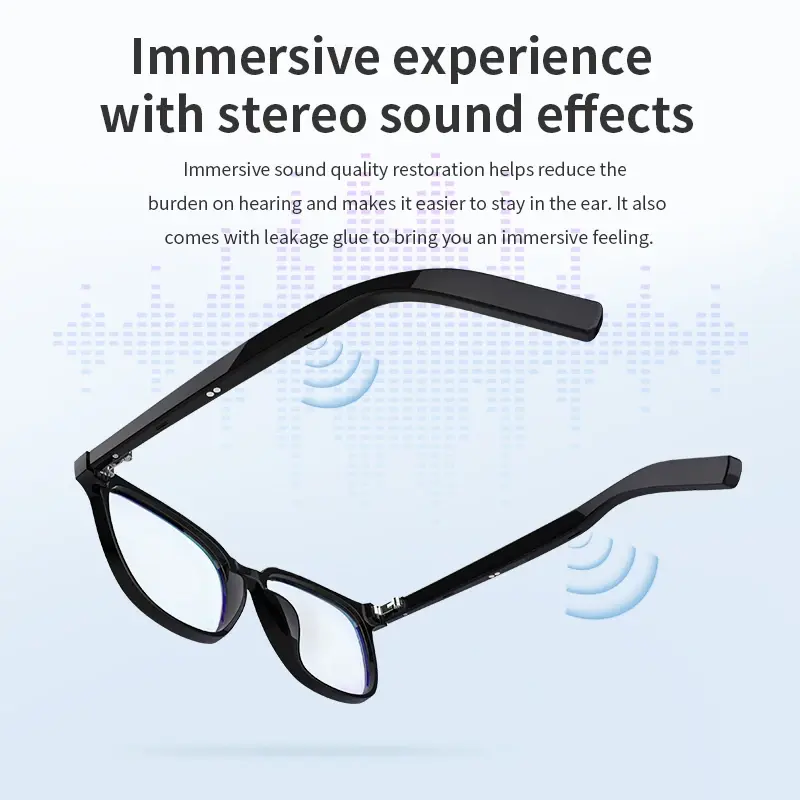 G05 Bluetooth Smart Glasses Voice Call Music Play Remote Control Camera Wireless Bluetooth Headset Waterproof For Men And Women
