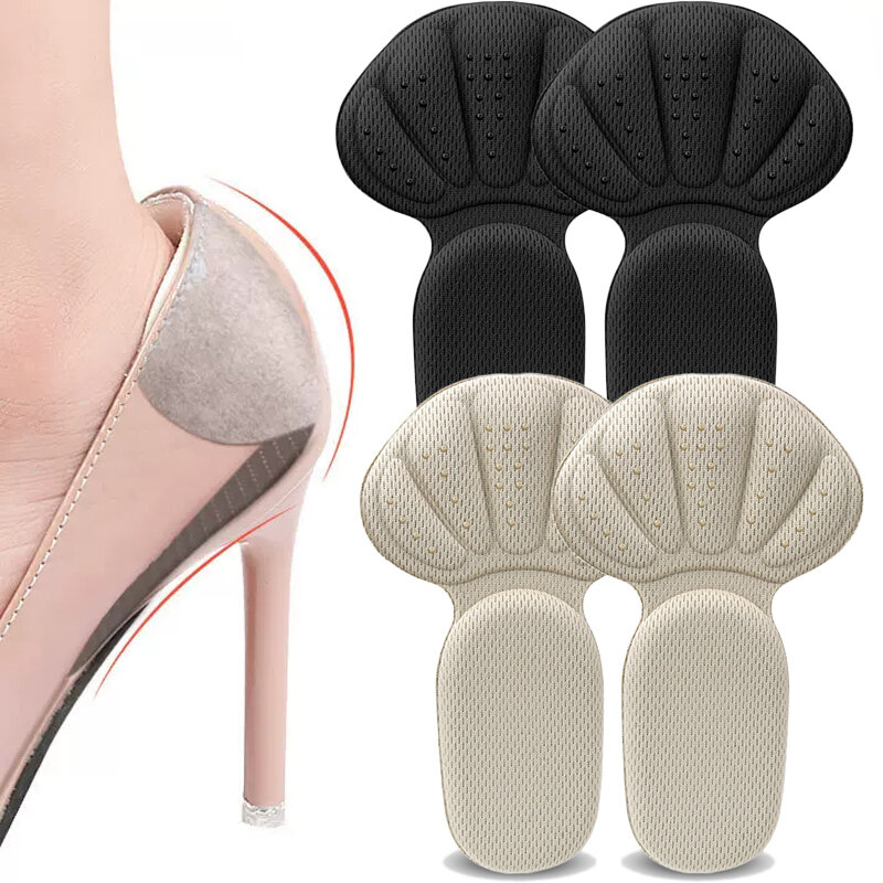 2 pezzi scarpe 2 IN 1 da donna solette Patch tallone per scarpe sportive taglia regolabile antiusura piedi Pad Protector Back Sticker