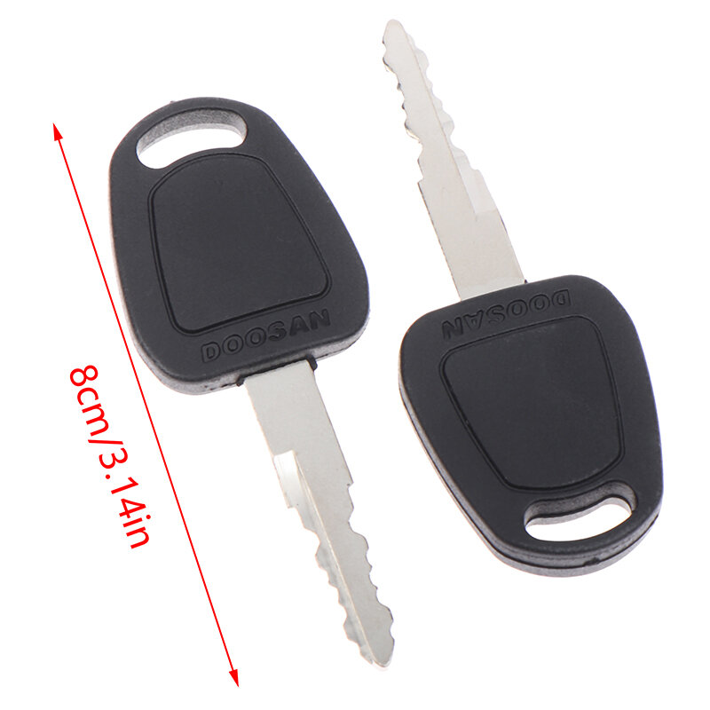2ชิ้นกุญแจ F900สำหรับรถขุดอุปกรณ์หนักสวิตช์สตาร์ทประตูล็อค E80สำหรับรถขุด