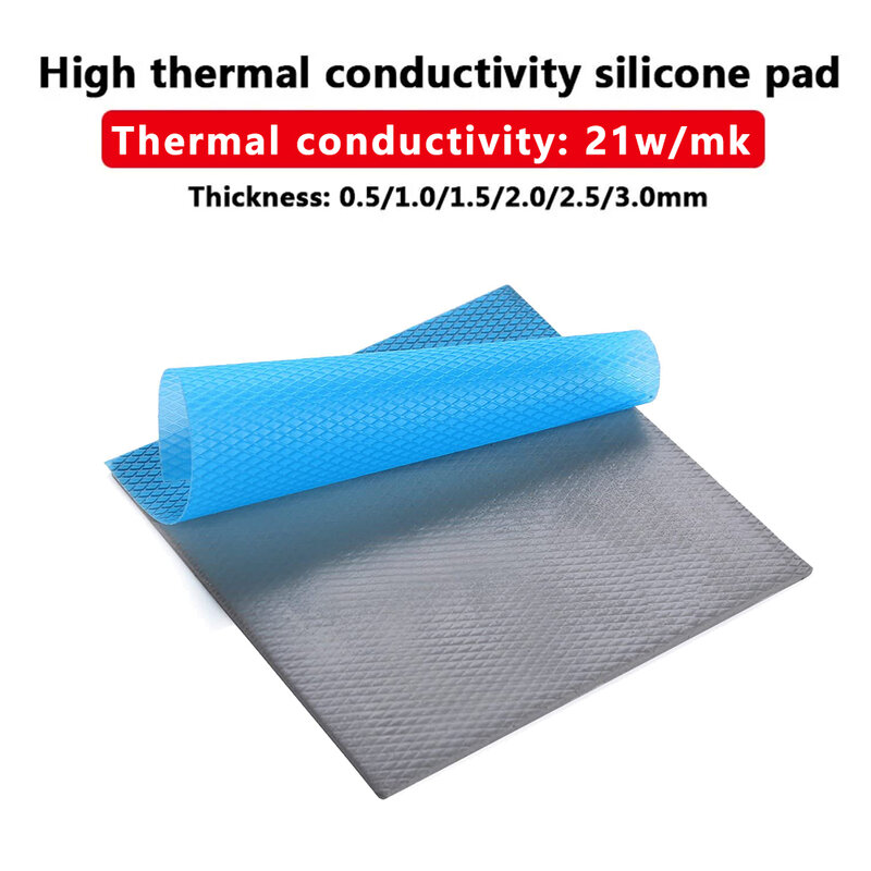 Oem 16/18/21 W/m. K Gpu Cpu Heatsink Koeling Geleidende Siliconen Pad Hoge Kwaliteit Originele Authentieke Thermische Pad