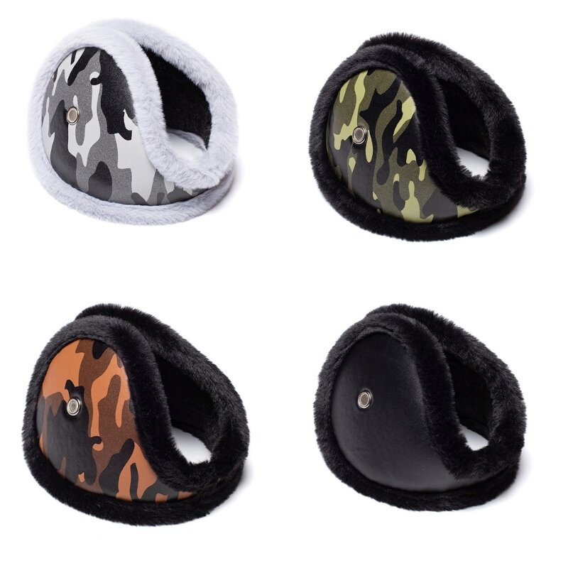 Adult Unisex Windproof Plush Ear Warmer Winter Student Outdoor Cycling Skiing Climbing Hiking Ear Warmer Cold Weather