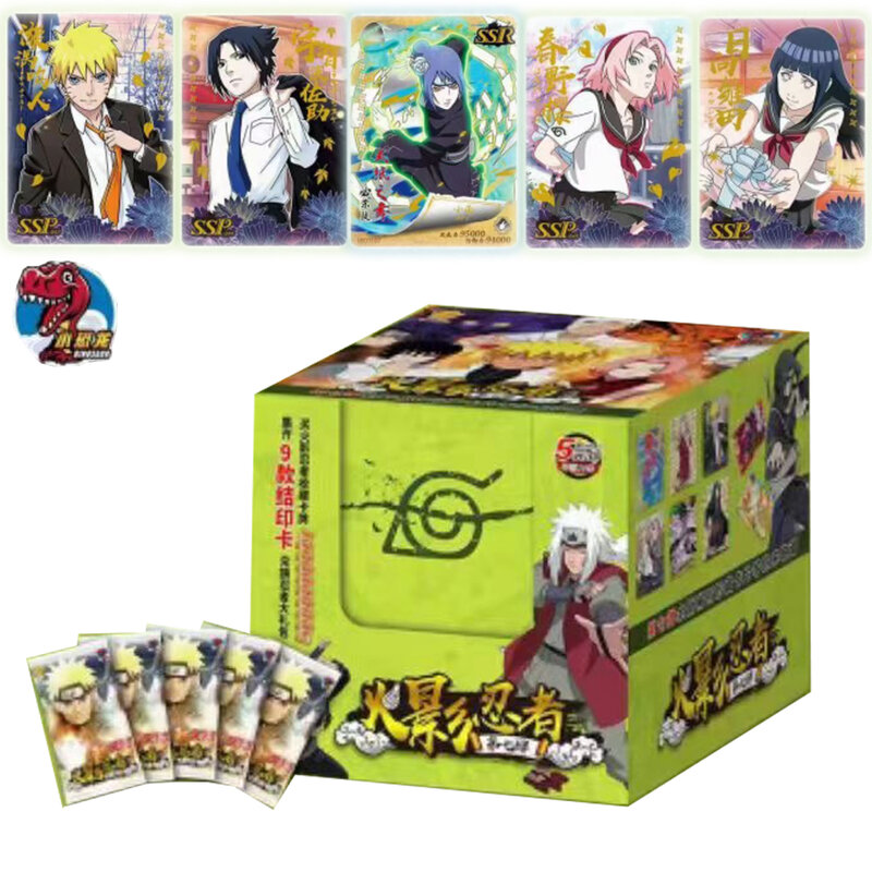 Bargain Price Little Dino Naruto HY-0705 Collection Card Hinata Sakura Sasuke Booster Box TCG Anime Children Hobby Toy And Giftz