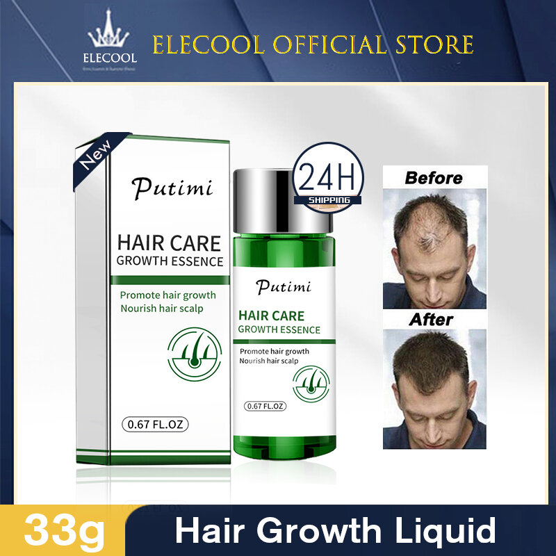 Serum penumbuh rambut cepat, produk pencegah rambut rontok, perbaikan rambut alami, perawatan rambut Pria Wanita 30ml TSLM1