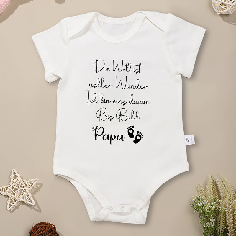 Promosso alla nonna 2024 annuncio di gravidanza tutine per bambini tendenza moda carino neonato ragazza vestiti tute cotone accogliente