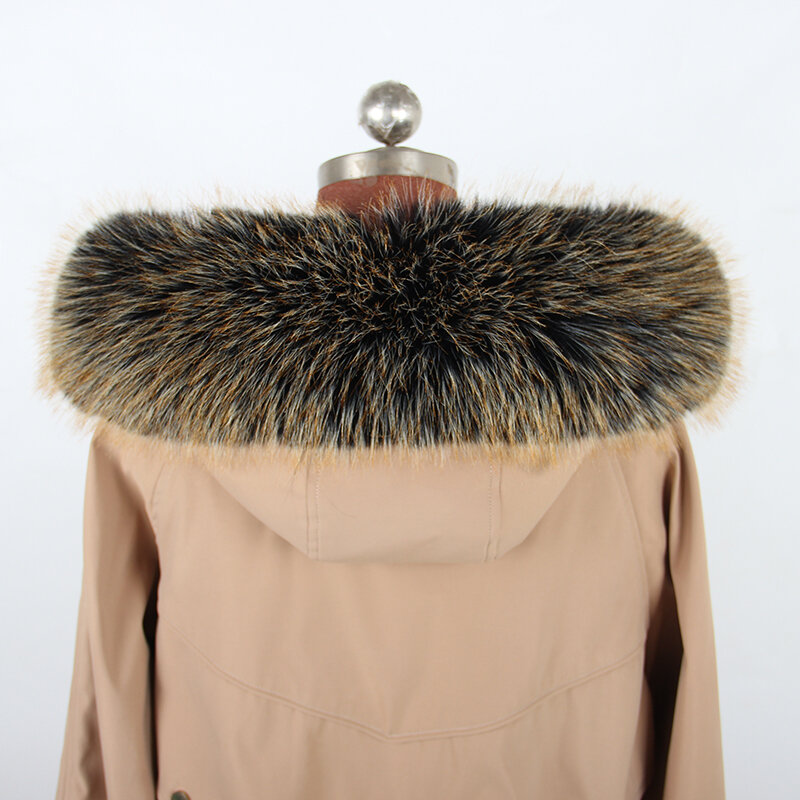 Écharpe chaude en fausse fourrure pour femme, col optique, manteau en duvet, poignées amovibles, colliers en peluche douce, accessoires d'hiver