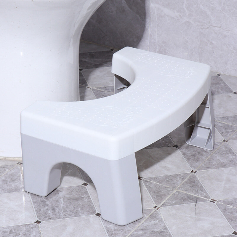 Baru dilipat Toilet Squatty bangku langkah kursi anak sandaran kaki kamar mandi Toilet jongkok bantuan Anti-slip alat tinggi