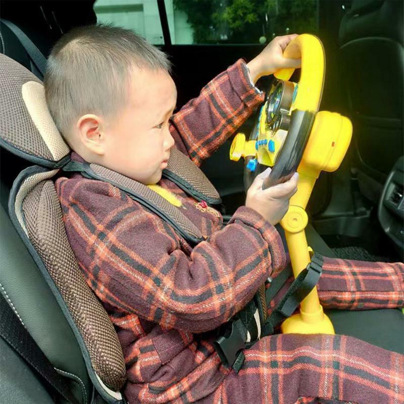 Simulation Steering Wheel Toy For Kids Toddler Early Education Steering Wheel Toy With Music & Sound Children Vocal Toy Gifts