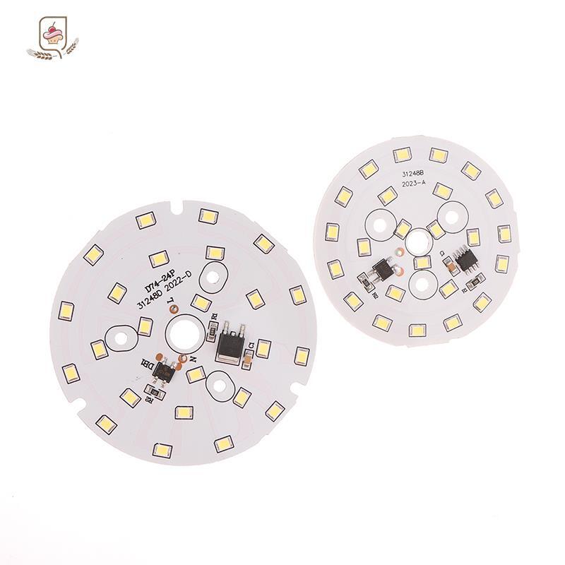 3W 5W 7W 9W 12W 15W AC 220V-240V SMD Cold Warm White Round Lamp Beads For Bulb No Need Driver LED Chip