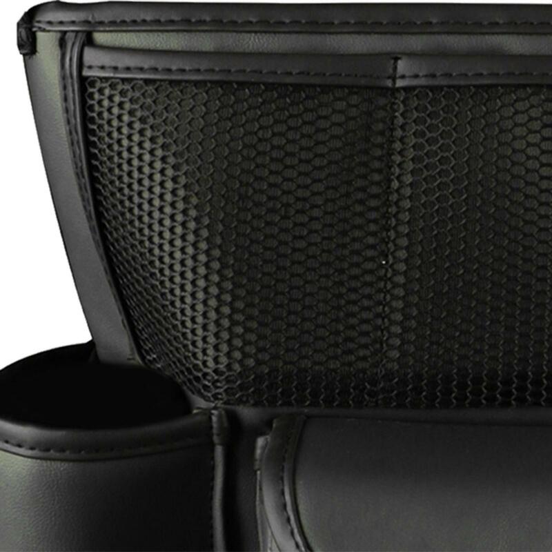 Storage Organizer, between Seats Strong Bearing Capacity Storage Organizer PU Leather net Bag for Automotive Consoles
