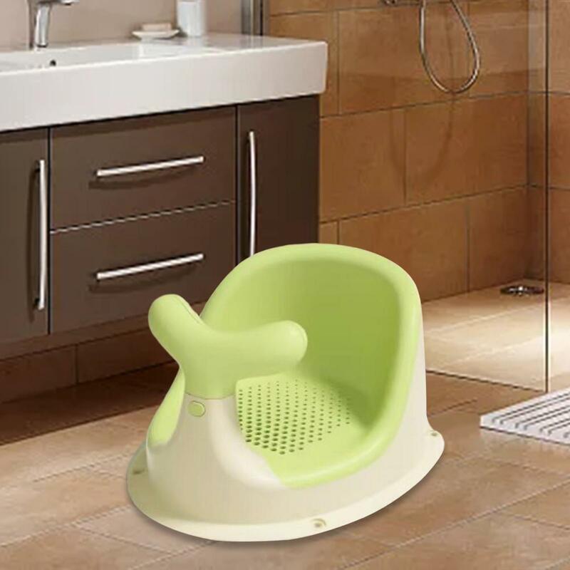 Silla de ducha para niños, Asiento de baño portátil, accesorios de baño para bebés