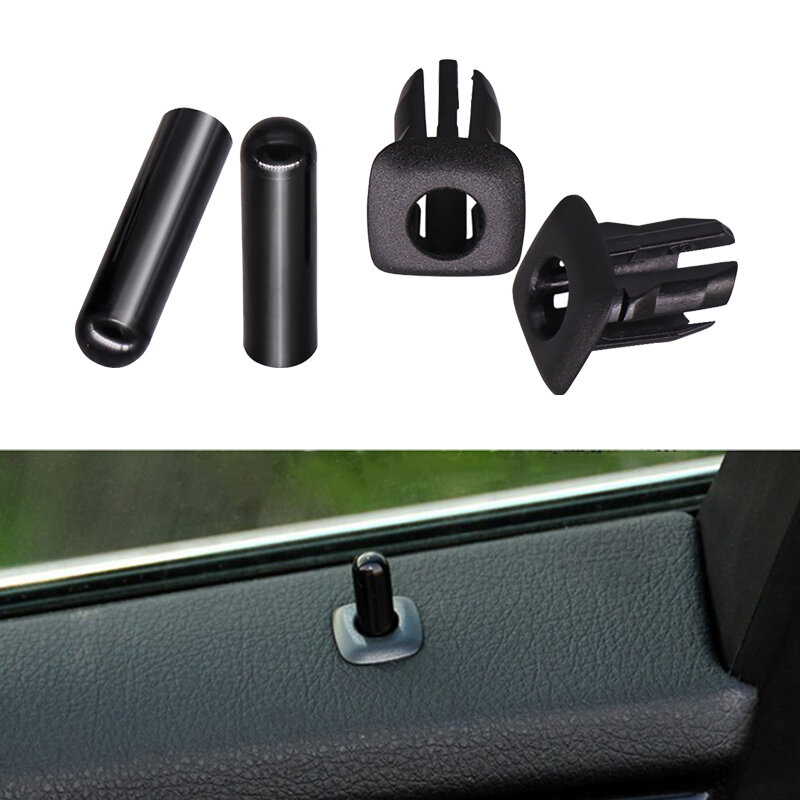Pintu Pin Panduan Trim Panel Kunci Tombol Tombol Penutup Aksesori Interior Mobil untuk X5 X3 X1 325i untuk BMW F10 F07 E70 E90 F35 F18