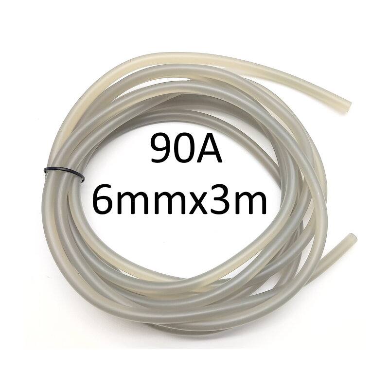 NEVERTOOLATE-Cuerda de repuesto de PVC TPU 3, 3,5 metros de longitud, 80A, 90A, dura y suave, 5mm, 6mm, sólida, no se enreda