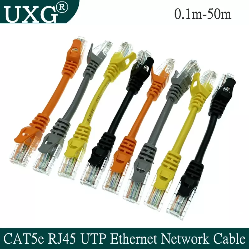10cm 30cm 50cm CAT5e Ethernet rete UTP cavo maschio-maschio cavo Patch Gigabit RJ45 doppino intrecciato GigE Lan cavo corto 1m 2m 30m
