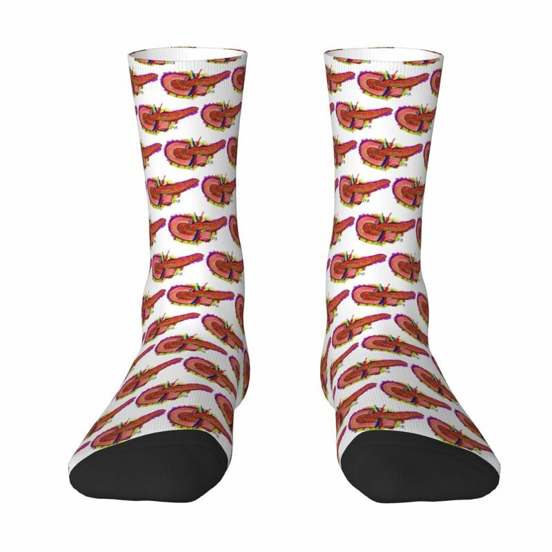 Pancreas Socks Harajuku Sweat Absorbing Stockings All Season Long Socks Accessories for Man's Woman's Gifts
