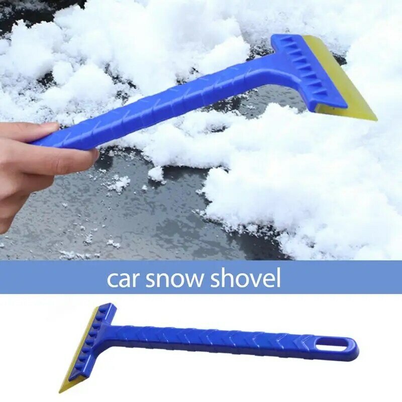 Parabrezza per Auto raschietto da neve multifunzione per la pulizia dell'interruttore del ghiaccio spazzola in vetro durevole per Auto pala da neve accessori per Auto