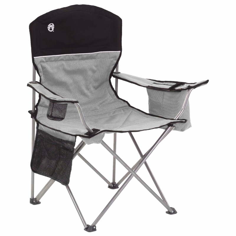 Coleman-silla Quad portátil para acampar, Enfriador de 4 latas, para adultos