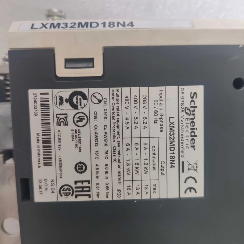 슈나이더용 서보 드라이브, LXM32MD18N4