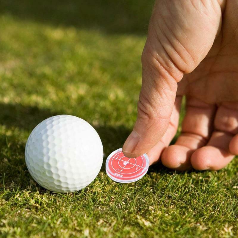 Klip topi magnetik Level Golf, Aksesoris Golf baru, penanda bola Golf merah dan biru
