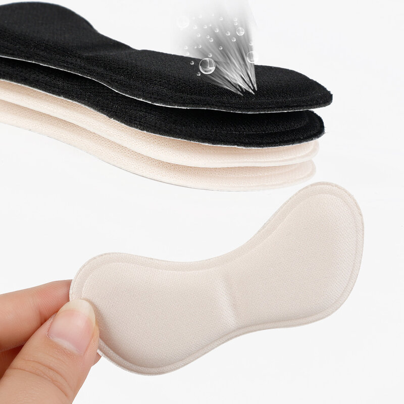 1/6pairs Heel Insoles Patch Pain Relief Anti-wear Cushion Pad Feet Care Heel Protector Adhesive Back Sticker Shoes Insert Insole