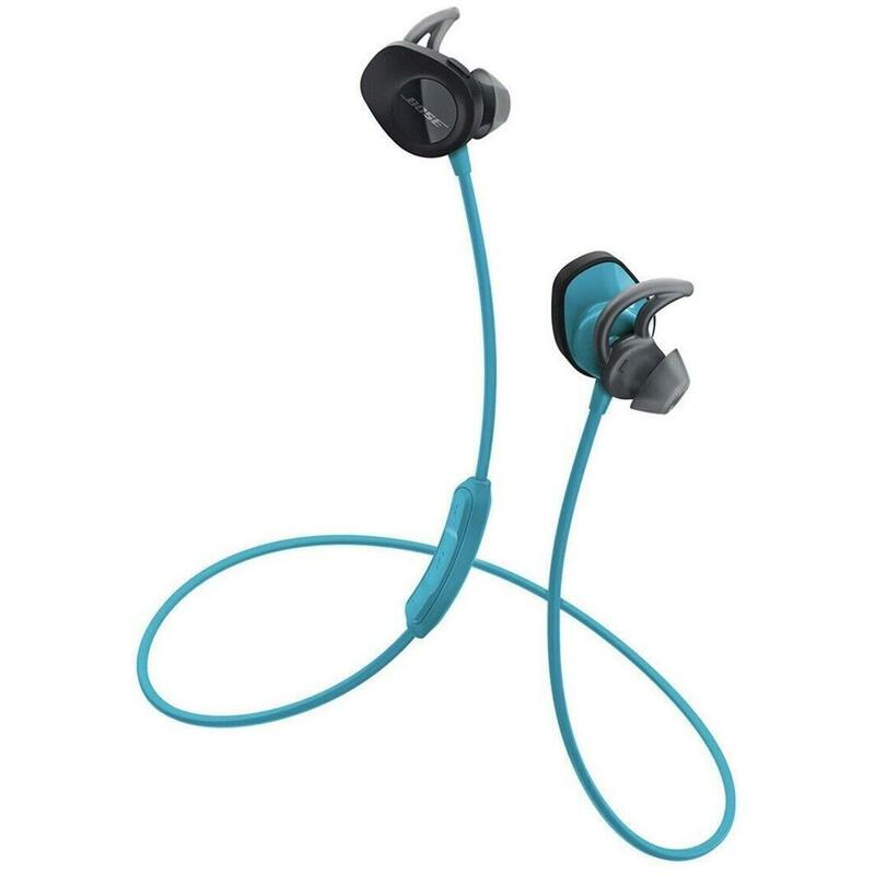 SoundSport Wireless Bluetooth In Ear Headphones Earbuds Aqua Blue Sport Earbuds
