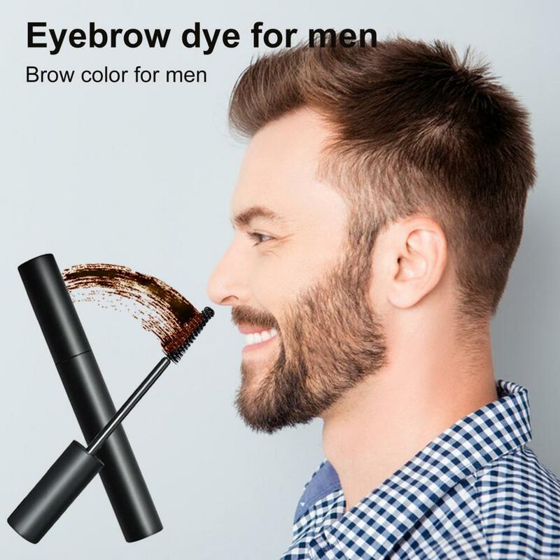 Tinta per sopracciglia dall'aspetto naturale per gli uomini migliora l'aspetto con il colore della fronte della barba della tinta del sopracciglio da 10ml ottieni un pieno ben definito