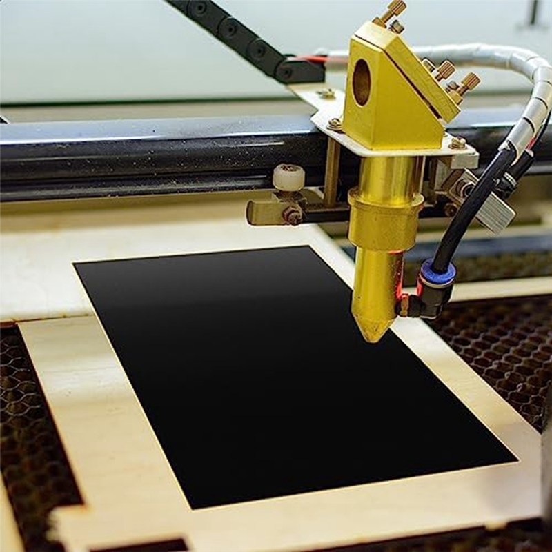 4 Stück schwarzes Lasergravur-Markierung papier, 39x27cm Laser farb gravur papier für Metall, Glas, Keramik