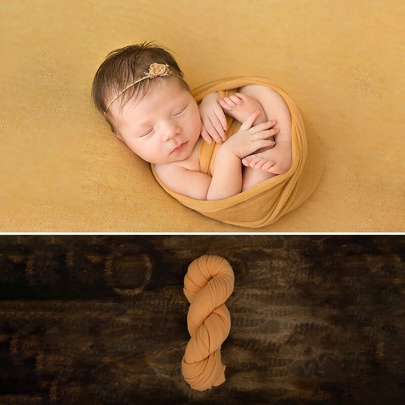 Fotografia dla noworodka owija miękki elastyczny koc noworodki prezent strój Studio rekwizyty fotograficzne fotografowania