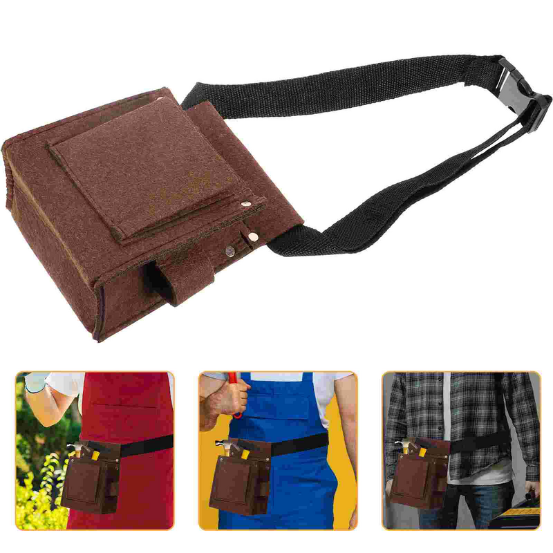 Tool Pouch Belt Small Tool Belt Bag Portable Tool Belt Bag for Construction