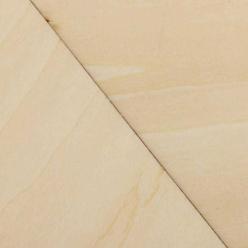 شرائح خشبية مثلث فارغة غير مكتملة ، سميكة طبيعية ، 2 × 3 مم