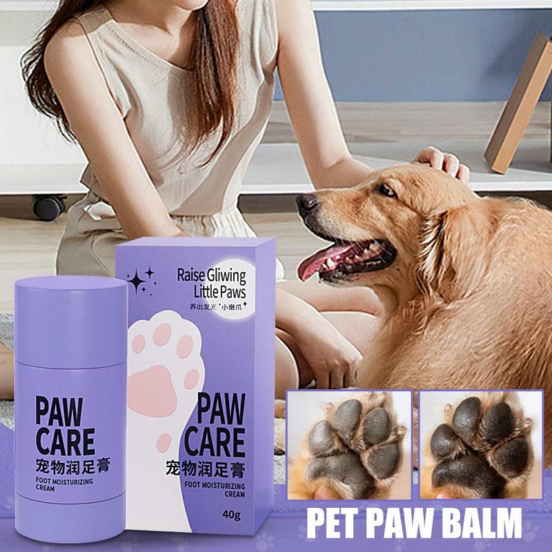 Crema hidratante para patas de perro y gato, crema para el cuidado de patas agrietadas y secas, 1,41 oz