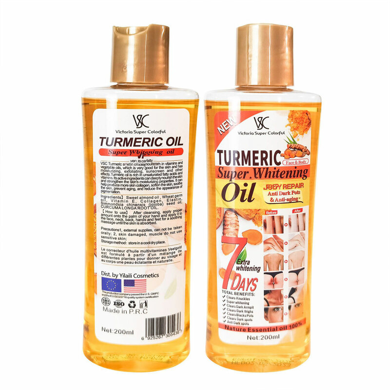 Turmeric Remove Dark Spots Essential Oil for Women Moroccan Ginger Anti Wrinkle Serum Men Whitening Moisturizing Skin Care