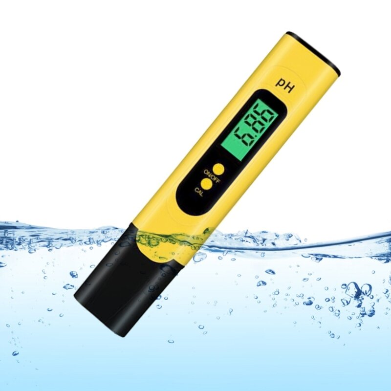PH-Meter, digitaler Wasserqualitätsmonitor, Tester 0–14 für Aquarium-Poolwasser