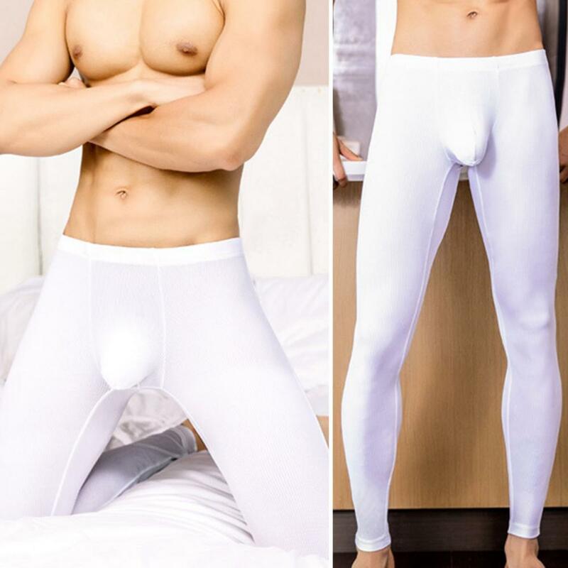 Męskie legginsy odprowadzające wilgoć oddychające męskie spodnie męskie wysokiej jakości męskie legginsy z elastyczną talią stylowe U-wypukłe obcisłe do jogi