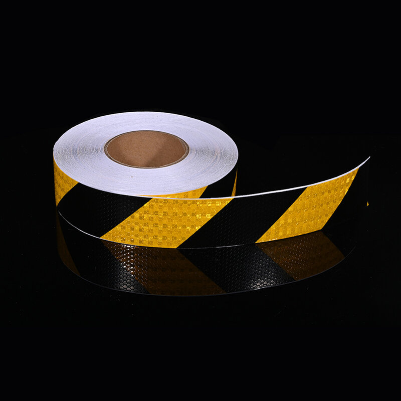 5cm * 50m striscia di materiale riflettente adesivi per auto riflettori autoadesivi nastri di sicurezza per avvertimento stradale impermeabili per auto da moto