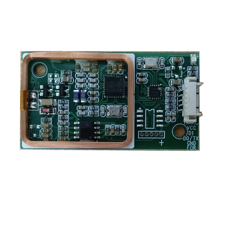 Módulo lector de tarjetas de doble frecuencia RFID integrado, 12V, 5V, 13,56 Mhz, 125Khz