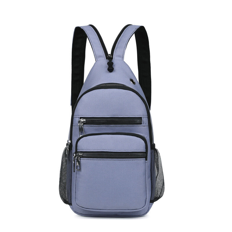 Impermeável Nylon Messenger Bag para Homens, Mochilas Pequenas, Mini Cross Body Bag, Mochila Desportiva, Peito Masculino, Unisex, Outdoor