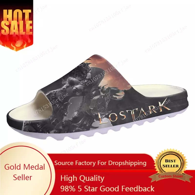 L-lots A-Ark Custom Soft Sole Sllipers Hot Cartoon Game uomo donna adolescente casa zoccoli moda scarpa d'acqua personalizzata su sandali di merda