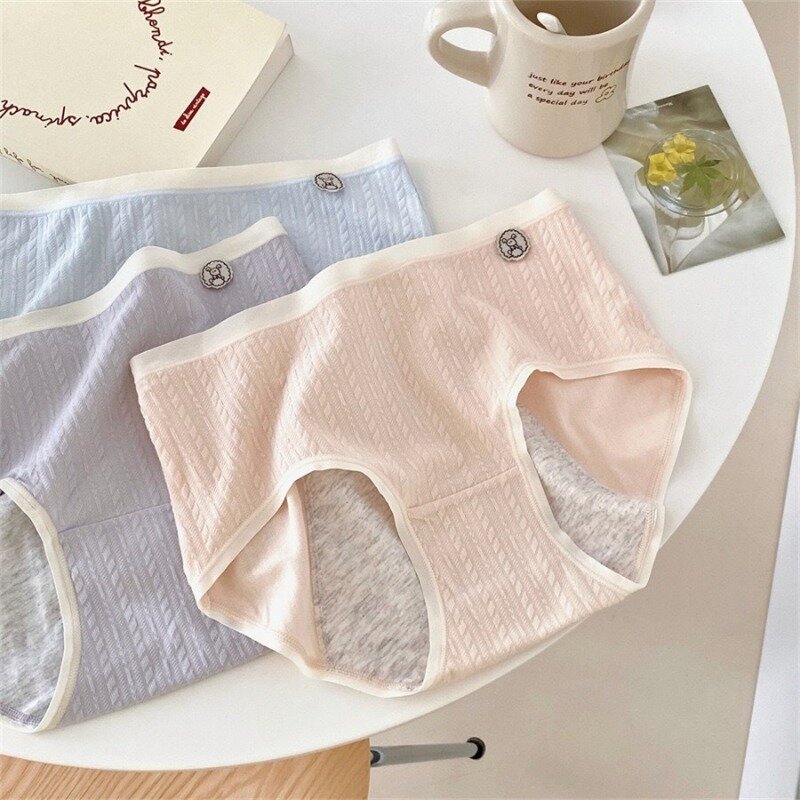 Женские непротекаемые брюки со средней талией, удобное дышащее нижнее белье