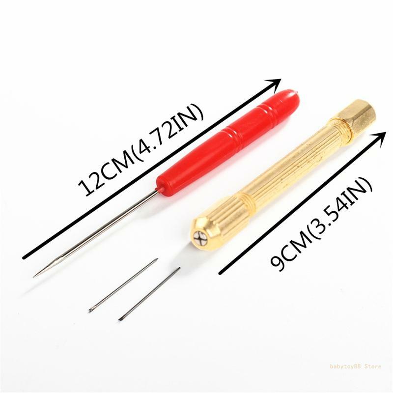 Y4UD DIY for Doll’s Hair Tool Set Diameter 0.6/0.8mm for Doll Hair Rooting Needle Durable & Non-Rusty Reroot Tool Holder DIY