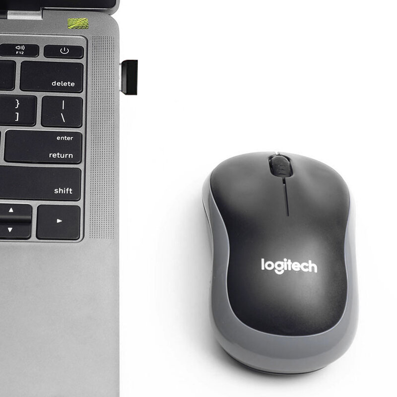 Мышь Logitech M185 Беспроводная Бесшумная, 2,4 ГГц, USB, 1000DPI, 3 кнопки