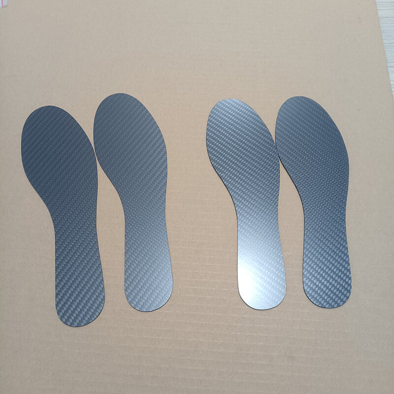 3K  100% Carbon Insoles Twill Matte  Men's and Women's Sports Insoles Running Insoles Football Insole  0.8mm 1.0mm 1.2mm
