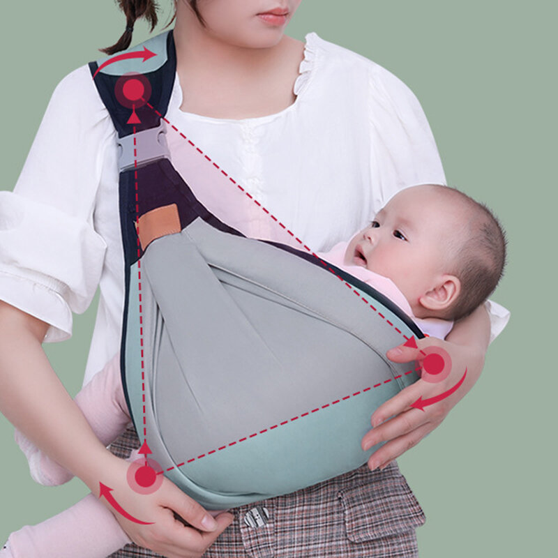 Criança Carrier Wrap Multifuncional Baby Carrier Ring Sling para Baby Toddler Carrier Acessórios Fácil Transporte Artefato Ergonômico